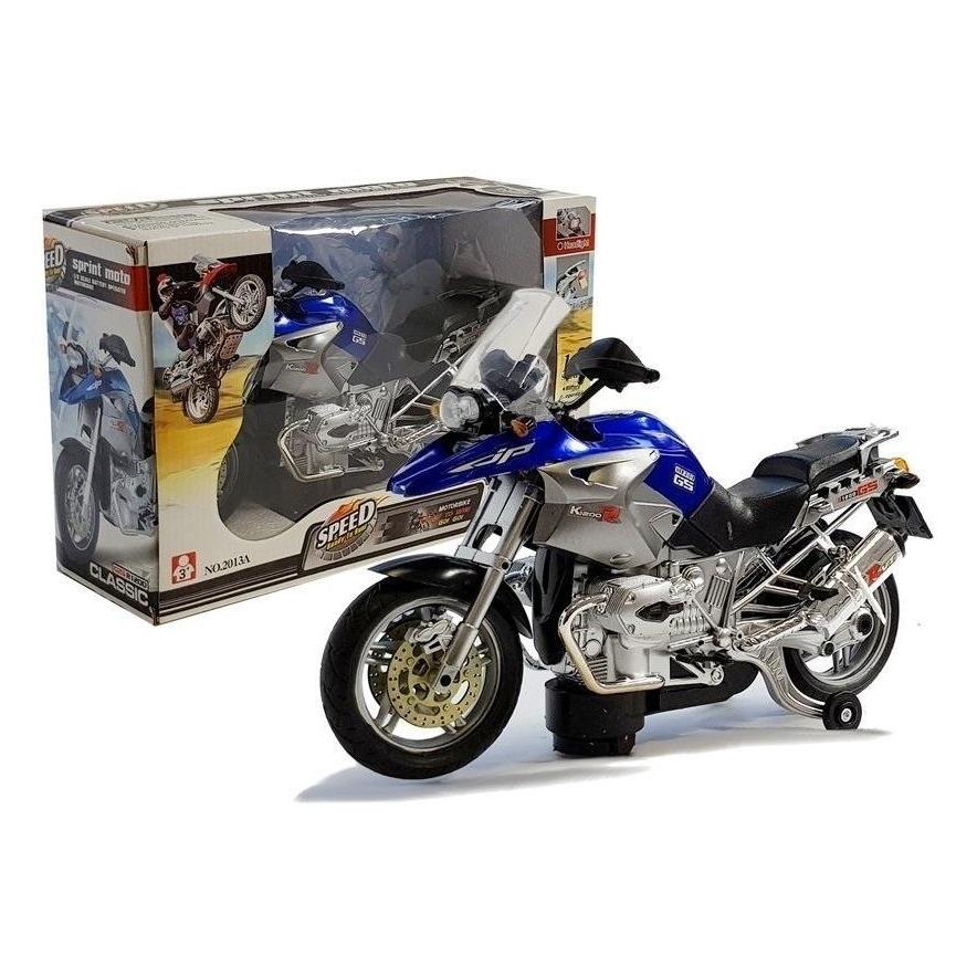 Lean Toys Battery-powered motorcycle with lights and sounds (LT6733)