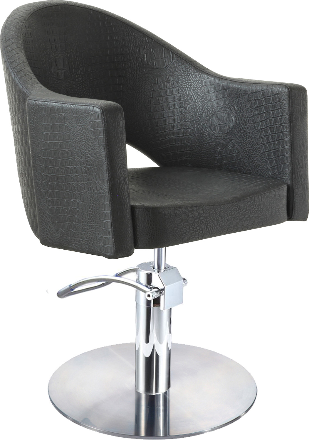 Sibel Magnus Kroko Schwarz / Runde Basis SN-0181942