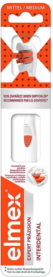 Elmex Expert Präzision Interdental Zahnbürste Mittel 1stk