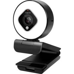 LogiLink UA0384 Full HD-Webcam Klemm-Halterung, Mikrofon