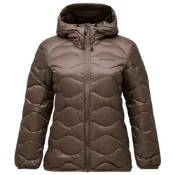 Peak Performance Damen Helium Down Hood Jacke Terrain Tan - braun - M - M