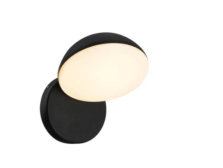 TELEFUNKEN - LED Wandleuchte Aussen mit Spritzwasser- und Staubschutz, warmweiße Lichtfarbe, 9 Watt, 1000 Lumen, Aussenlampe, Wandlampe, LED Strahler, Außenbeleuchtung, 15x16x18 cm, Schwarz
