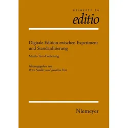 Digitale Edition zwischen Experiment und Standardisierung, Fachbücher