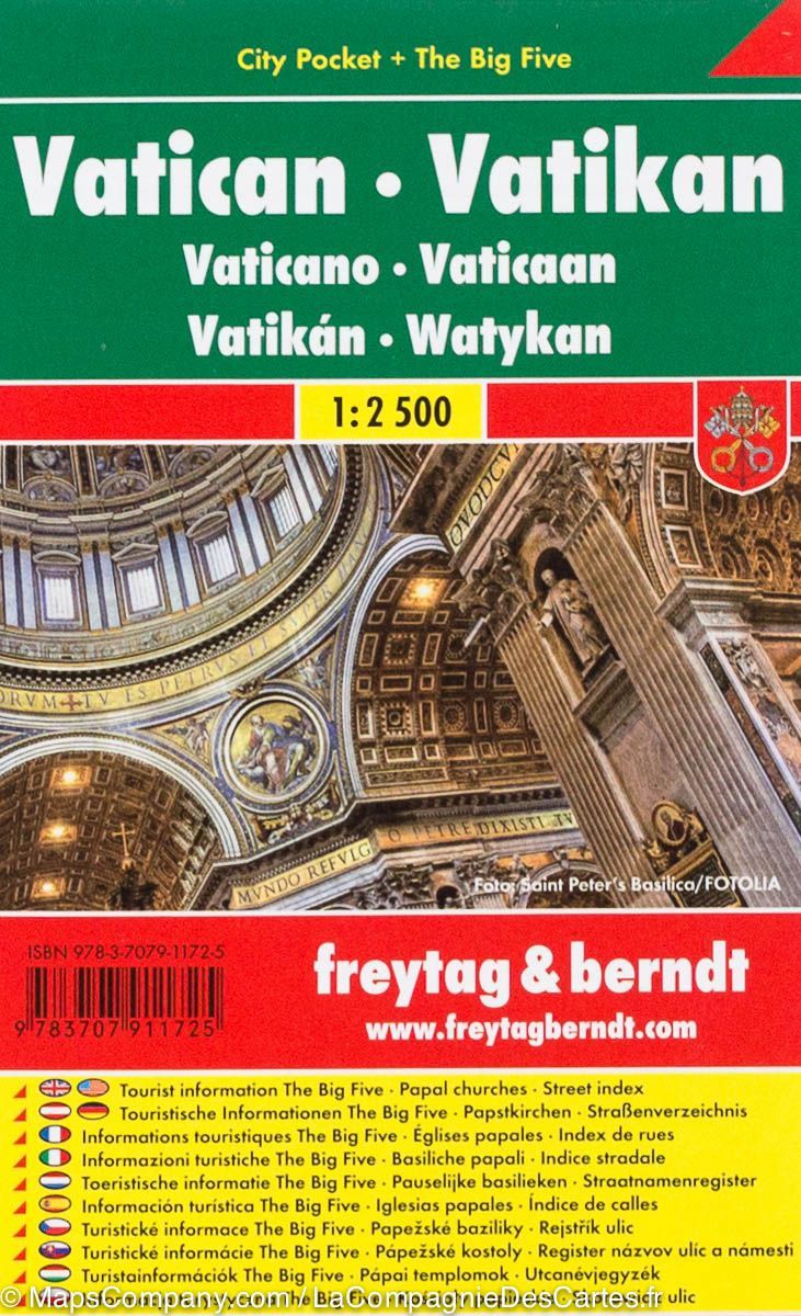 Plan de poche - Vatican   Freytag & Berndt