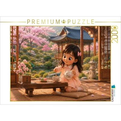 CALVENDO Puzzle Im Teehaus | 2000 Teile Lege-Größe 90x67cm Foto-Puzzle für glückliche Stunden