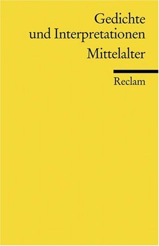 Helmut Tervooren - Gedichte und Interpretationen: Mittelalter. - Preis vom 18.10.2026 19:22:15 h