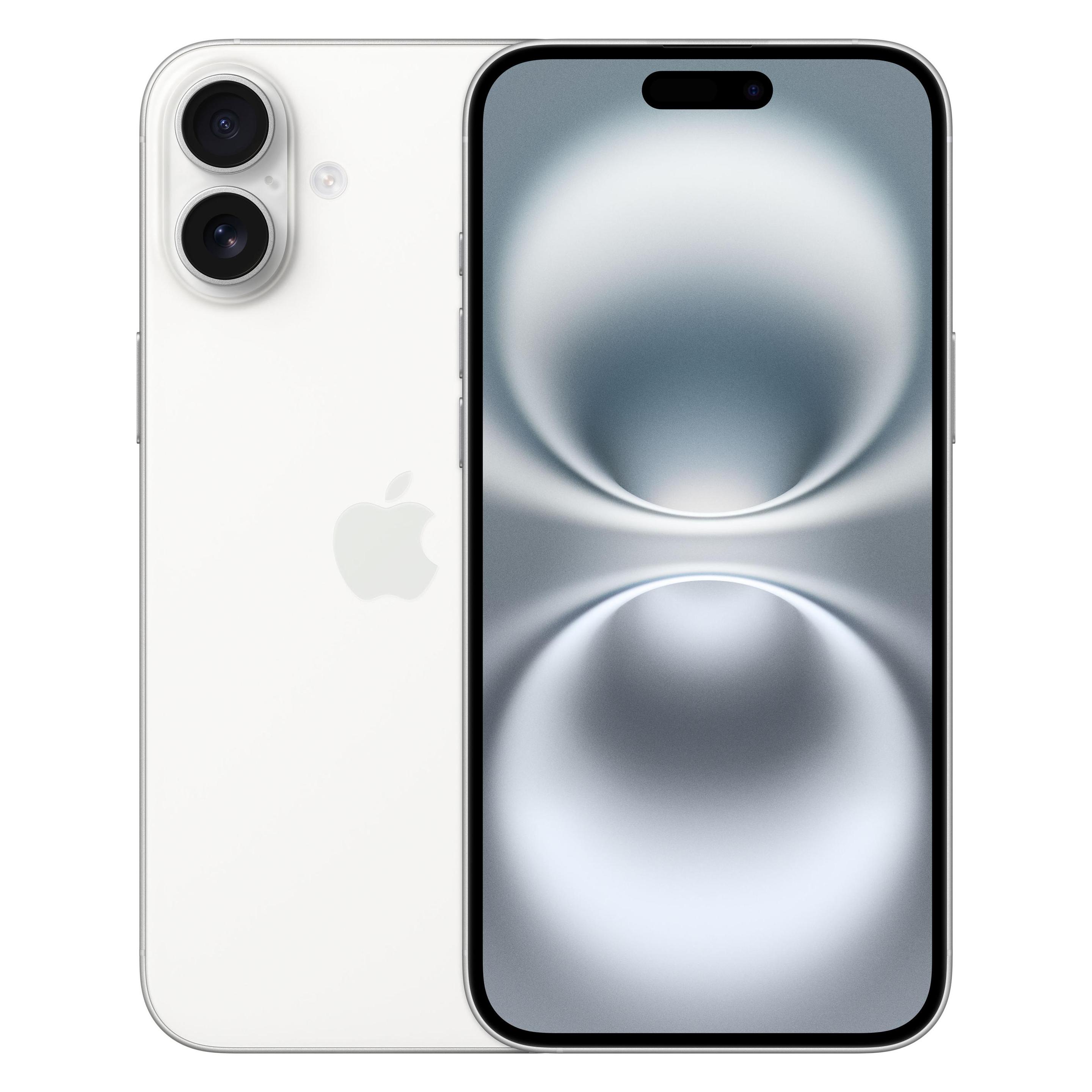 Apple iPhone 16 Plus (256 GB, White, 6.70", SIM + eSIM, 5G) (MXWV3QL/A)