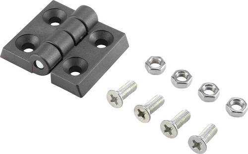 Basetech Kunststoff-Scharnier 53x44x8mm 53mm 1St.