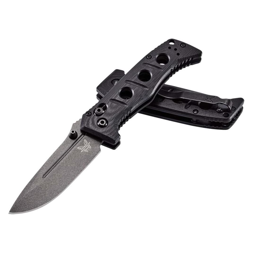 Benchmade Mini Adamas Grey Plain (8.26 cm) (136-636)