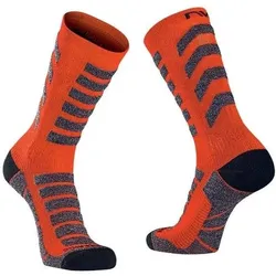 Northwave, Unisex, Sportsocken, Husky (XS), Orange, Schwarz