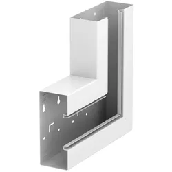 OBO 6277620 Flachwinkel symmetrisch 70x170x300 Stahl reinweiß RAL 9010 GS-SFS70170RW