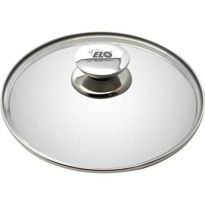 Universaldeckel ELO "Galant", transparent, H:5,5cm Ø:16cm, Glas, Deckel, aus feuerfestem Glas, für modernes Sichtkochen