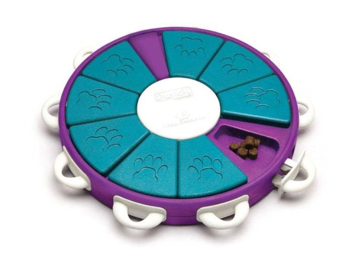 Tier-Intelligenzspielzeug NINA OTTOSSON Twist , blau, H:4,5cm Ø:26cm, Tierspielzeuge, Tier-Intelligenzspielzeug