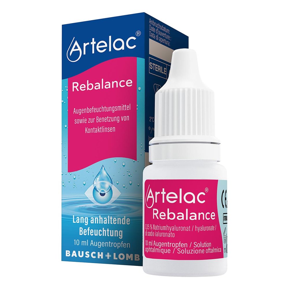 Dr. Gerhard Mann Artelac Rebalance Augentropfen für gereizte trockene Augen 06907474