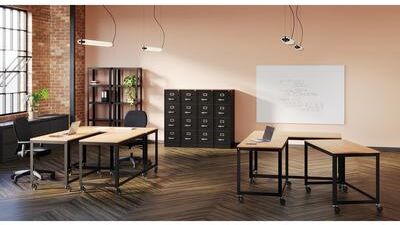 "Hirsh Commercial 22""D 4-drawer Letter Vertical File Cabinet"