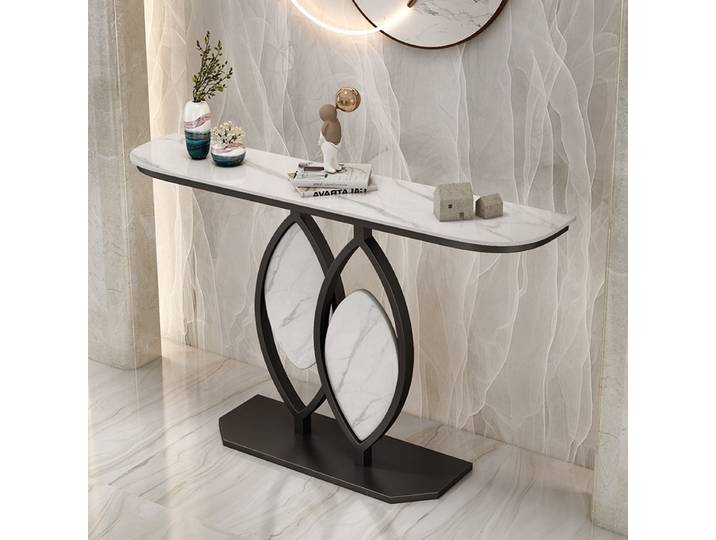Table console élégante, moderne, simple, chic nordique, tendance, pour hall d'entrée, salon, meubles de salon