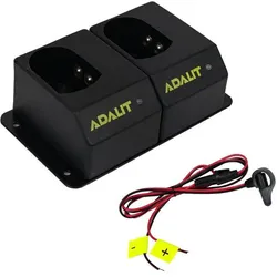 Adalit, Taschenlampe Zubehör, Ladestation für L-3000, Anzahl Ladeplätze 2, 12/24 V