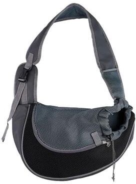 Uplift Picks Mesh Pet Carrier Backpack Crossbody Travel Tote Shoulder Bag For Cats And Small Dogs black