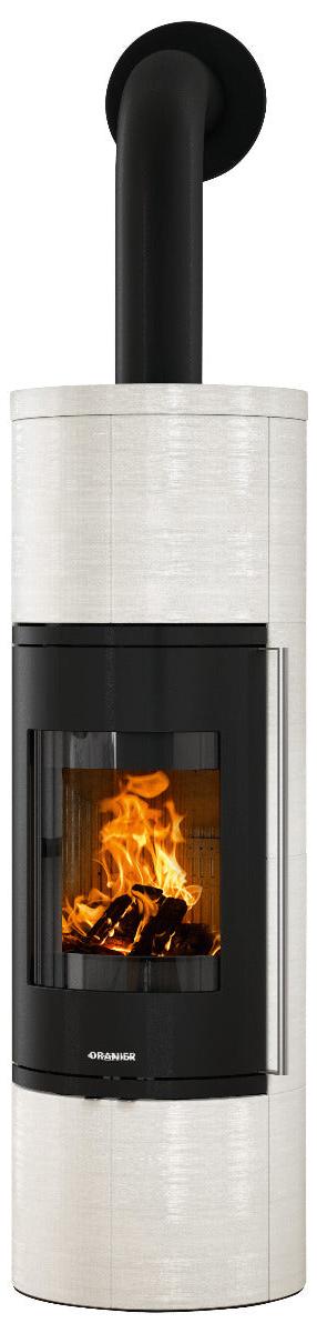 Oranier | Kaminofen | Arkona W+ 2.0 | 7 kW | Kreideweiß gebürstet
