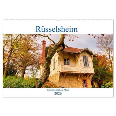 Rüsselsheim Industriestadt am Main (Wandkalender 2026 DIN A2 quer), CALVENDO Monatskalender