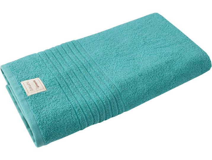 Badetuch DYCKHOFF Nature , blau (ozean), B:70cm L:200cm, Frottier, Obermaterial: 100% Baumwolle, Handtücher, Badetuch