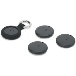 Tchibo - 4 Smart Tracker mit Anhänger - schwarz