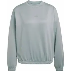 ADIDAS Damen Sweatshirt Yoga Essentials Cover-up, Größe S in Grün Grün