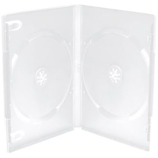 MediaRange DVD-Leerhülle für 2 Dics 14mm maschinenfähig matt