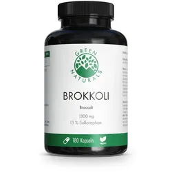 GREEN NATURALS BROKKOLI 1300 mg + 13% Sulforaphan 180 St Kapseln
