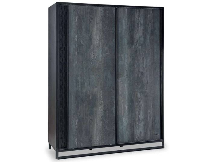 Kleiderschrank Dark Metal
