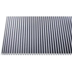 Doppelstegplatten 16 mm Klar Anthrazit – Gestreift Polycarbonat 980 x 3000