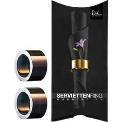 Eisch, Serviettenringe, 10 Carat Serviettenringe (2x)