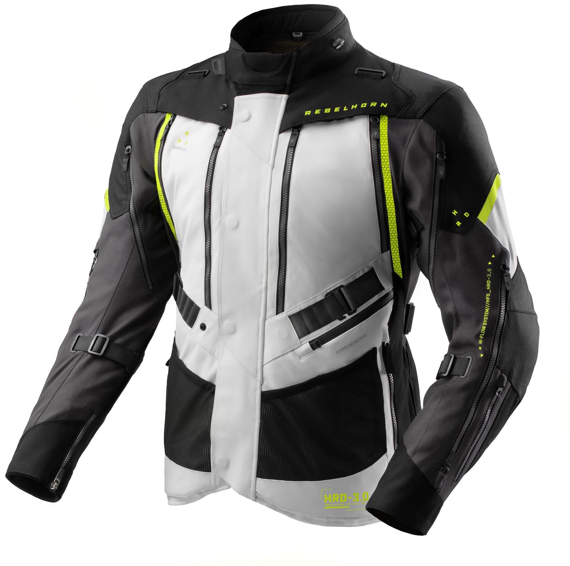 Rebelhorn Hardy 3.0 wasserdichte Motorrad Textiljacke RH-TJ-HARDY-3.0-27-S