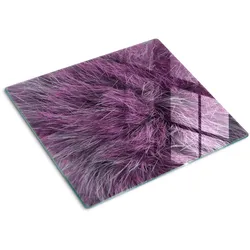 GLASPLATTE 60x52 cm Rosa Fell