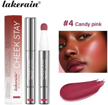 Inspired Finds BloomFlush Liquid Blush Stain Long Lasting Liquid Blush With Sponge Applicator For Natural Cheek Glow (6 Shades) candy Pink