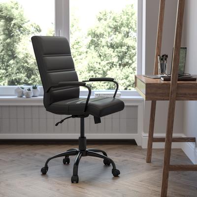 Flash Furniture Mid-back LeatherSoft Executive Swivel Office Chair