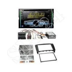 MERCEDES C-Klasse W203 ab2004 Radioeinbauset 2-DIN+JVC KW-DB93BT Autoradio DA...