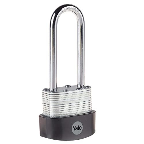 Yale Stalen Hangslot met Lange Beugel - 40 mm - High Protection - Verchroomd