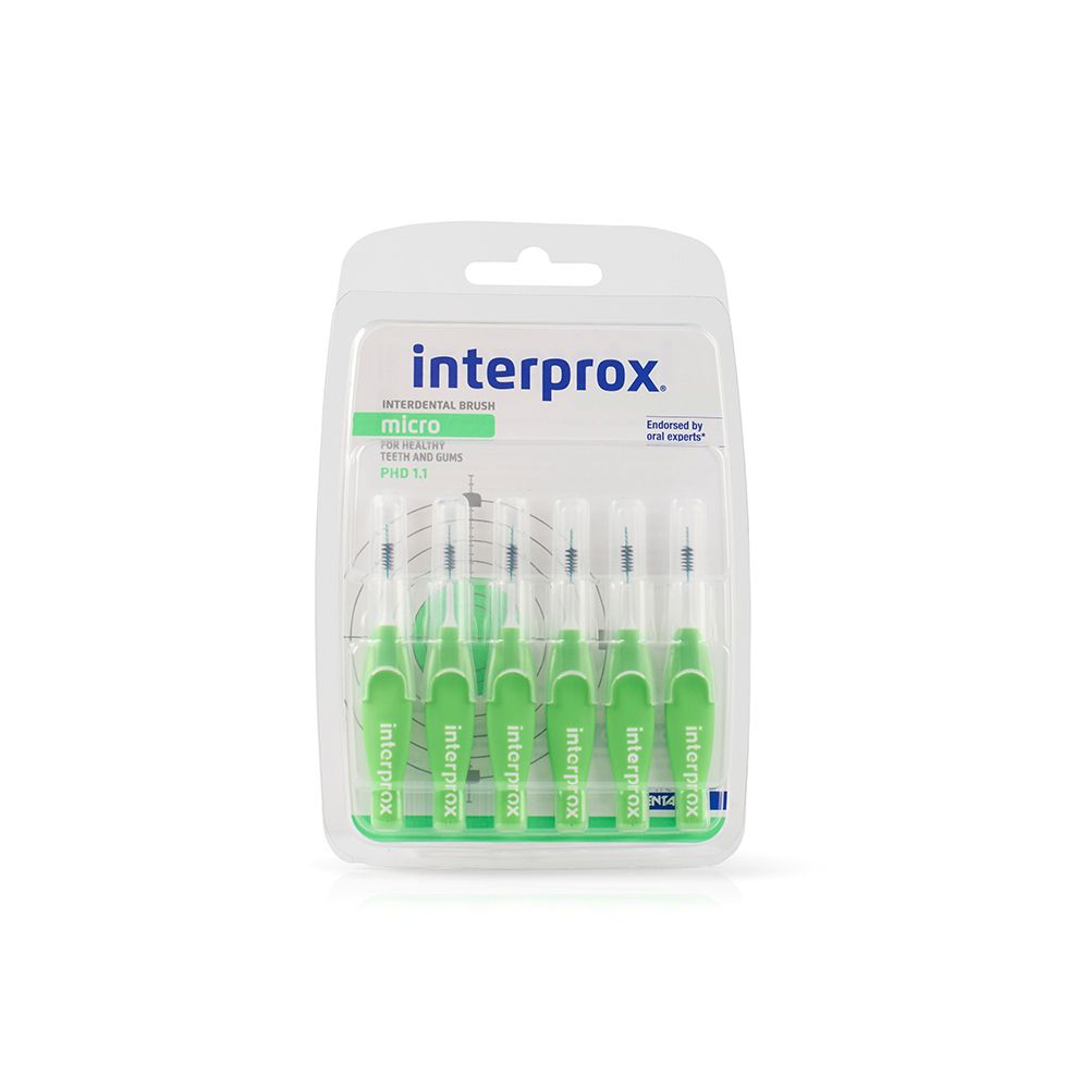 Interprox reg micro grün Interdentalbürste Blis. 6 St Zahnbürste