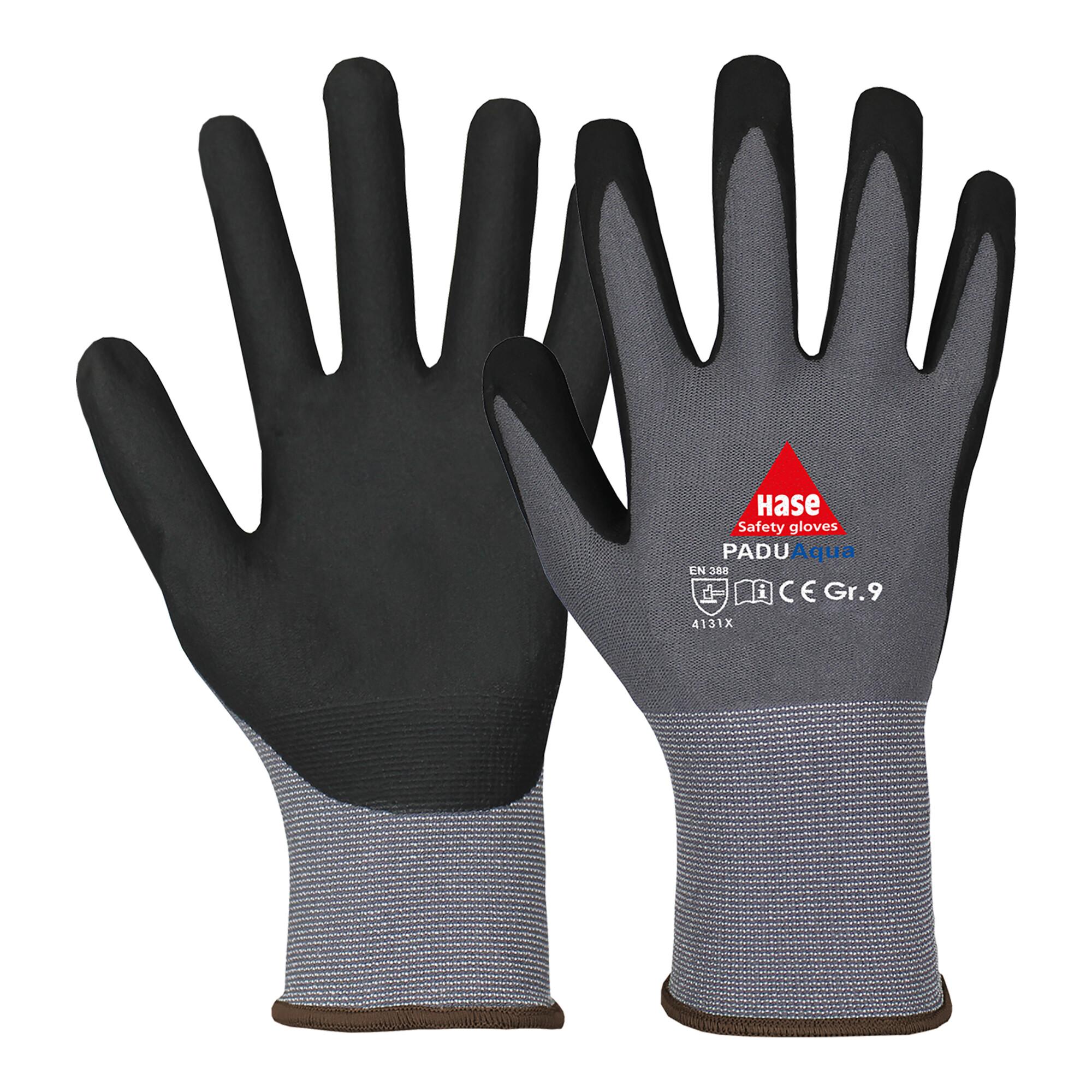 Hase Montagehandschuhe Padu Aqua Größe 10, Nylon (508160-10)
