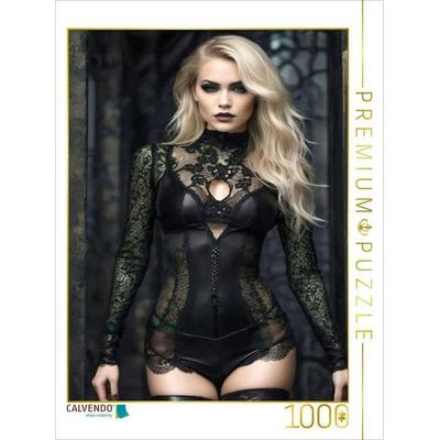 CALVENDO Puzzle Ophelia Obsidian | 1000 Teile Lege-Größe 64x48cm Foto-Puzzle für glückliche Stunden
