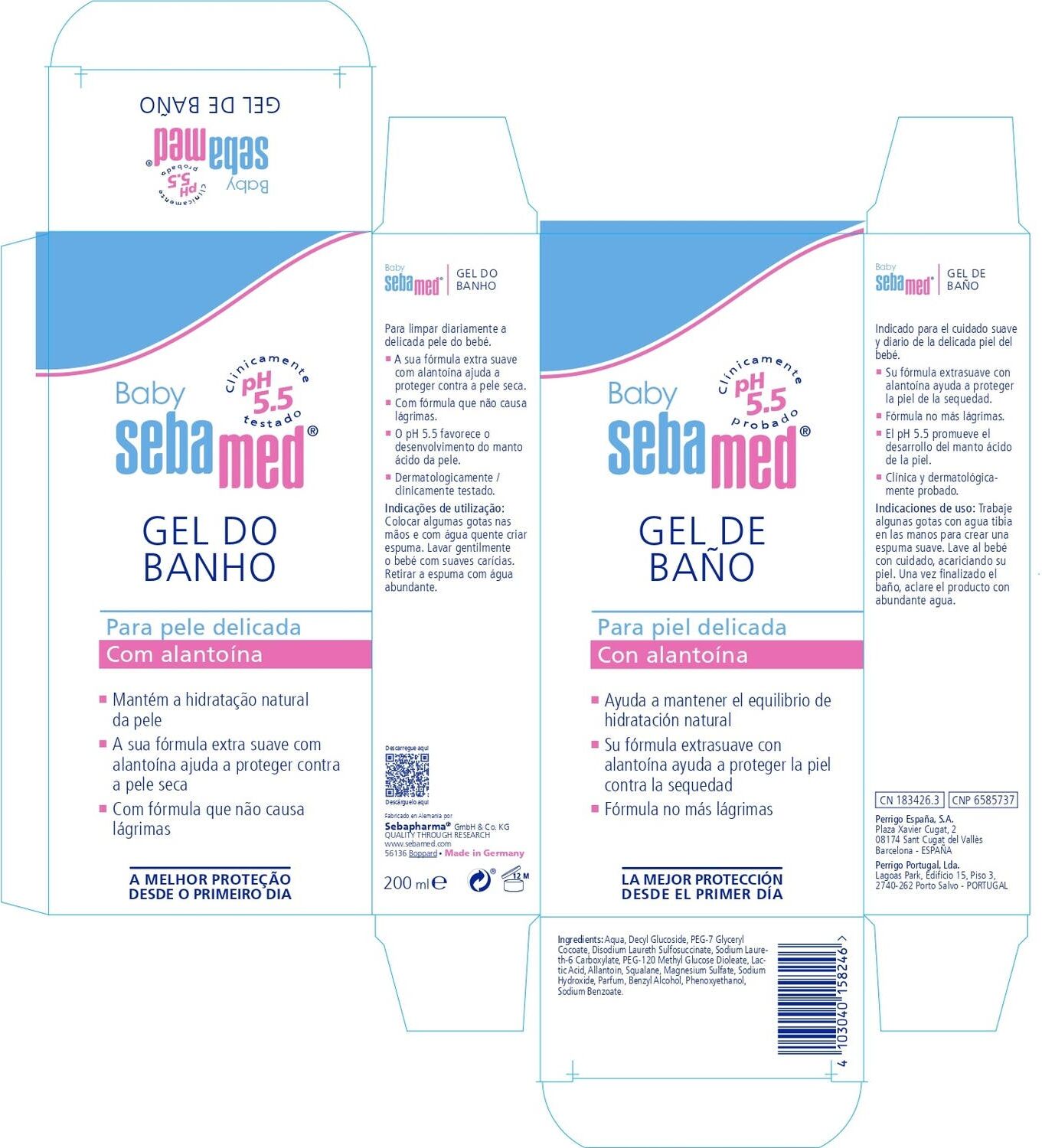 Sebamed Baby Gel Baño Extrasuave 200 ml