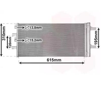VAN WEZEL Klimakondensator BMW,MINI 06015701 64509271204,64509271205,64509271206
