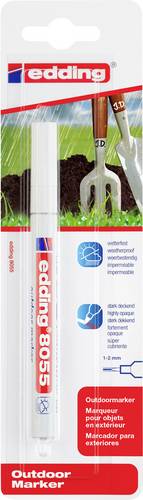 Edding 8055 4-8055-1-1049 Outdoormarker Weiß 1 mm, 2mm