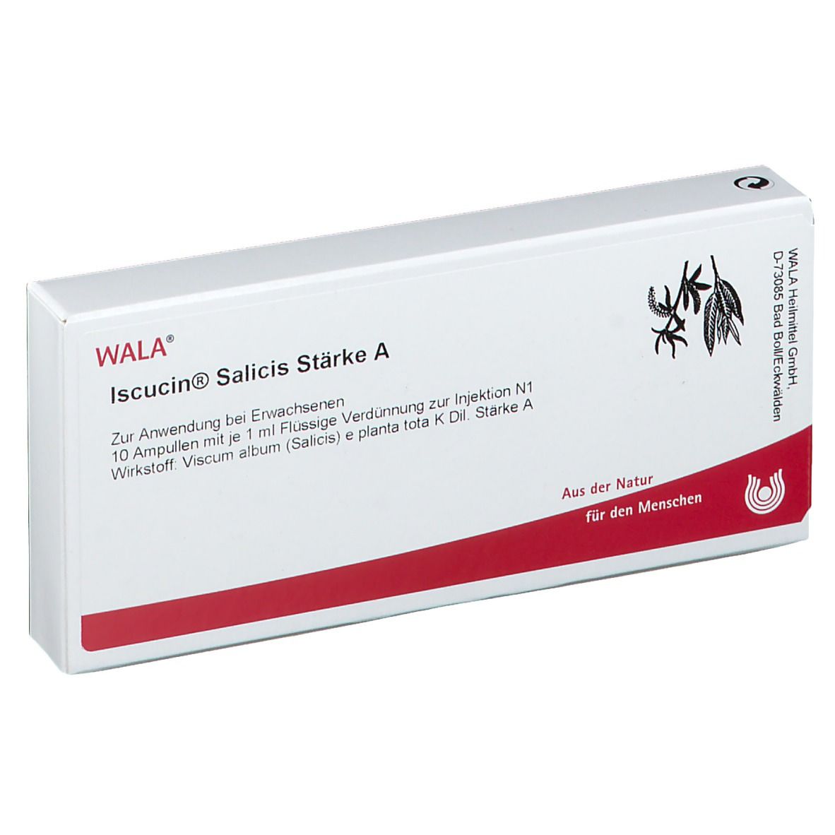 Iscucin salicis Stärke A Ampullen 10x1 ml