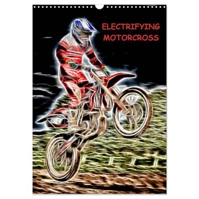 Electrifying Motorcross (Wall Calendar 2027 DIN A3 portrait), CALVENDO 12 Month Wall Calendar