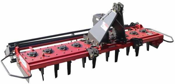 Herse rotative GeoTech Pro ER 210 - largeur de travail 210 cm -20 lames Série légère