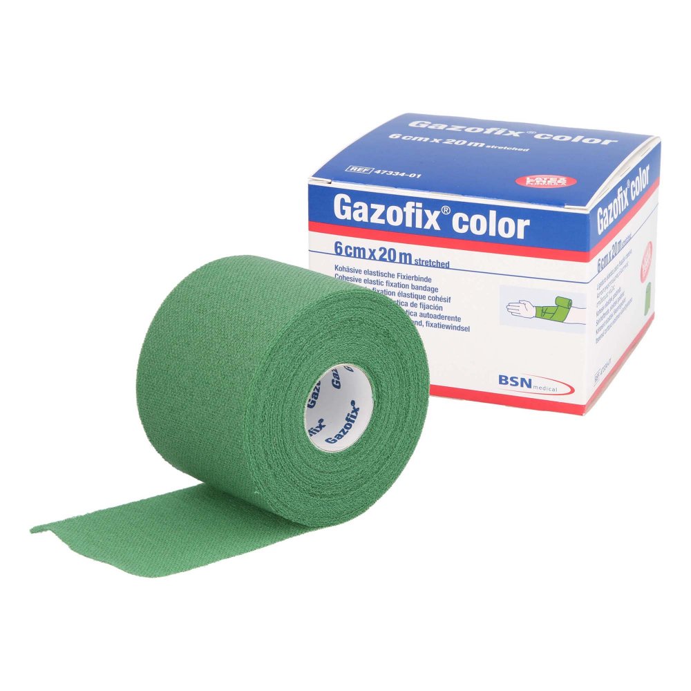 BSN medical GmbH Gazofix color Fixierbinde kohäsiv 6 cmx20 m grün 11587706