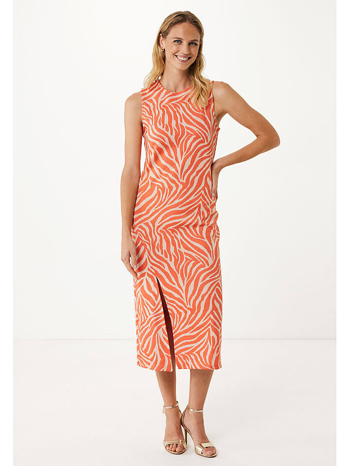 Mexx Kleid in Orange/ Rosé - L