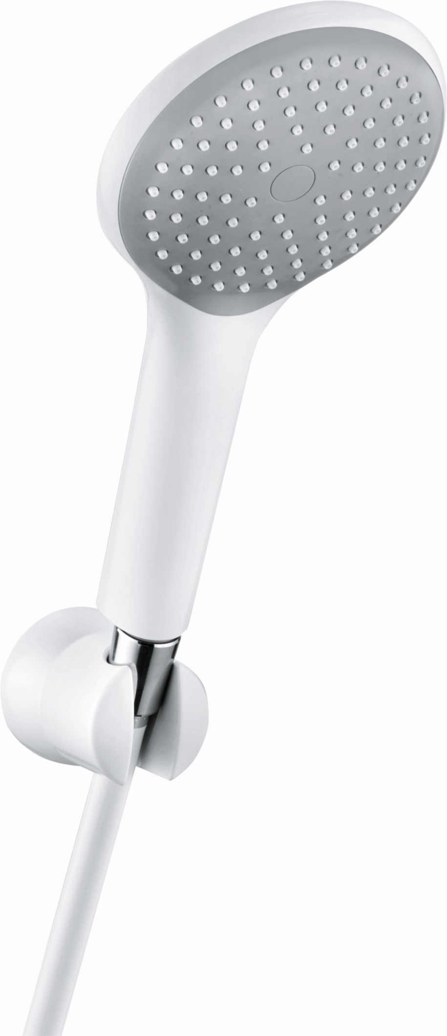 Kludi Freshline douche match0 6785091-00 blanc / chrome, support mural, douchette 1S, flexible de douche